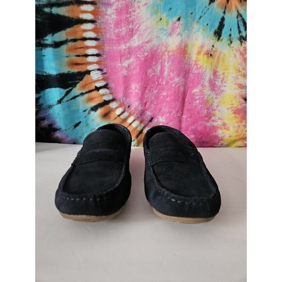 Zara Basic Collection Women's Navy Blue Slip On Loafers Size 7 EU 38 - Picture 3 of 14